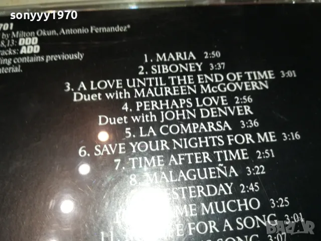 PLACIDO DOMINGO-LOVE SONGS-ORIGINAL CD-ВНОС GERMANY 2802251908, снимка 6 - CD дискове - 49317550