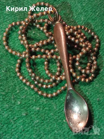 РЕТРО СРЕБРИСТО КОЛИЕ с АРТ ВИСУЛКА ПОСРЕБРЕНА МЕДНА ЛЪЖИЧКА 47434, снимка 11 - Колиета, медальони, синджири - 47336432