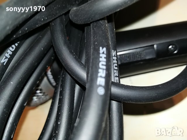 SHURE+CABLE-ВНОС SWISS 1302231657, снимка 12 - Микрофони - 39661897