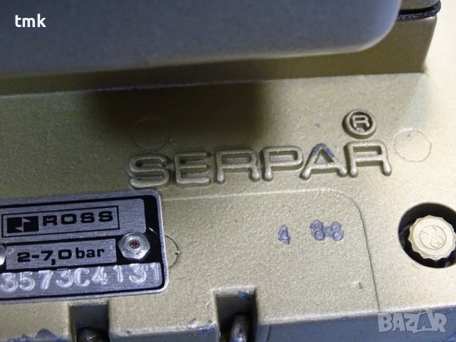 Пневматичен разпределител за преса Ross 3573C4131 solenoid valve, снимка 4 - Резервни части за машини - 39040380