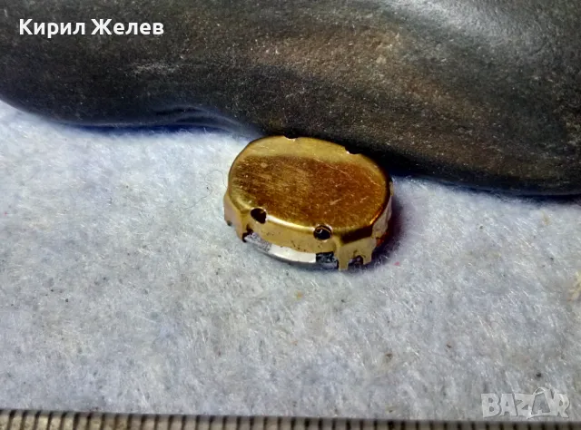 СТАРО ЗВЕНО от РЕТРО ОГЪРЛИЦА ФАСЕТИРАН ЧЕРВЕН БОХЕМСКИ КРИСТАЛ и МЕСИНГ За ХЕНДМЕЙД БИЖУ 13678, снимка 2 - Антикварни и старинни предмети - 48842313