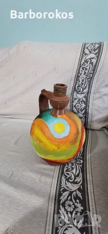 Стара Керамична Стомна , снимка 2 - Декорация за дома - 48717248