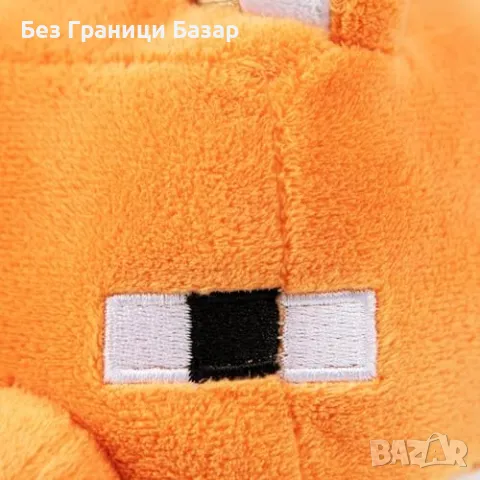 Нова Плюшена Лисица Minecraft 50см – Мека Възглавница за Деца стая , снимка 4 - Плюшени играчки - 50291046