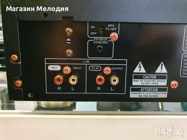 Касетен дек Pioneer CT-656 Mark II В отлично техническо и визуално състояние., снимка 11 - Декове - 50079456