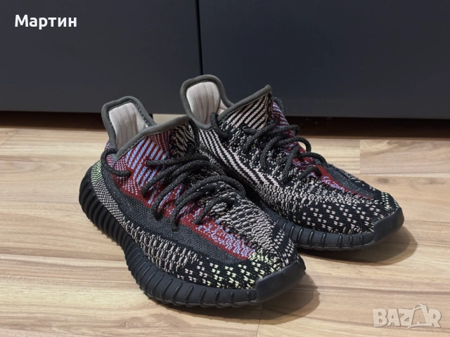 Adidas Yeezy Boost 350 V2 Yecheil размер 38, снимка 2 - Детски маратонки - 54141651