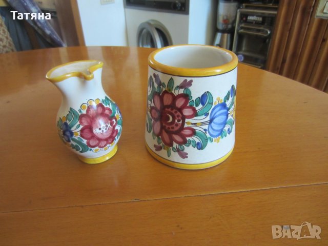 КЕРАМИКА - СТАРА  МАЙОЛИКА -ОТ ЧЕХИЯ  " HODOVIA "  , снимка 8 - Декорация за дома - 31864579