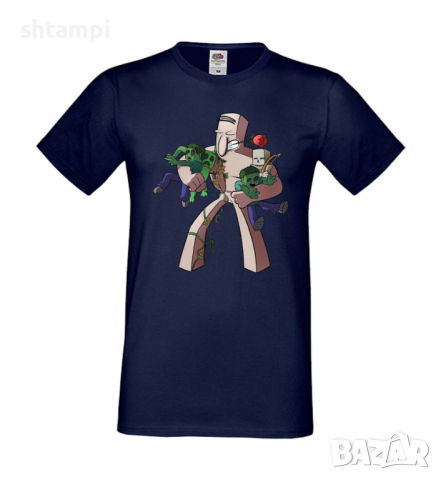 Мъжка тениска Iron Golem,Minecraft,Игра,Забавление,подарък,Изненада,Рожден Ден., снимка 11 - Тениски - 36494941