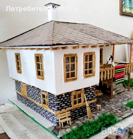 Макет на възрожденска къща, снимка 2 - Декорация за дома - 52583373