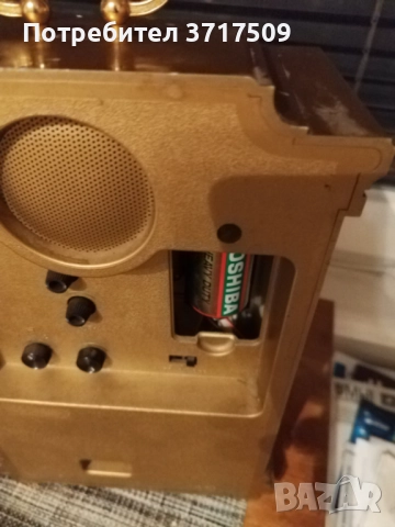 Настолен часовник с мелодии RHYTHM CITIZEN, въртящи се декорации JAPAN, снимка 5 - Антикварни и старинни предмети - 52497643