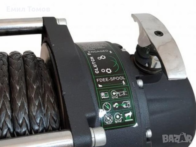 Лебедка със синтетично въже KangarooWinch/PowerWinch K 9500 SR Power Speed – бърза, снимка 5 - Аксесоари и консумативи - 34178750