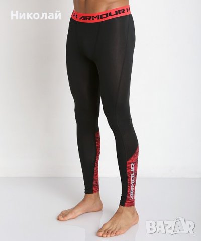 Under Armour Coolswitch Compression Leggings BlackRed, снимка 13 - Спортни дрехи, екипи - 37183598