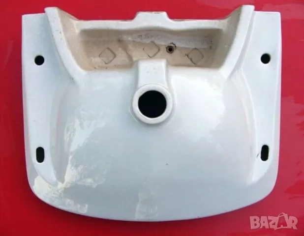 Оригинал Българска МИВКА 56x46x27 см Фаянс Умивалник Керамика за Тоалетна Баня УНИКАТ 1967г. БАРТЕР, снимка 2 - Мивки - 47842114