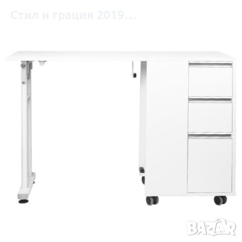 Маса за маникюр 2038 -112 x 45 x 75 см - сгъваема, снимка 5 - Педикюр и маникюр - 44196298