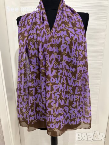 LOUIS VUITTON шал коприна