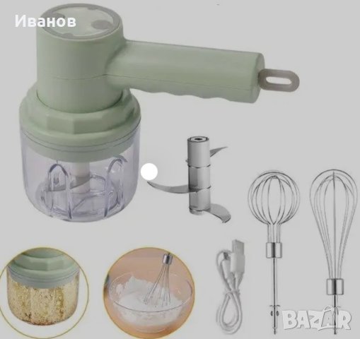 USB чопър с дръжка, снимка 1 - Аксесоари за кухня - 40313110