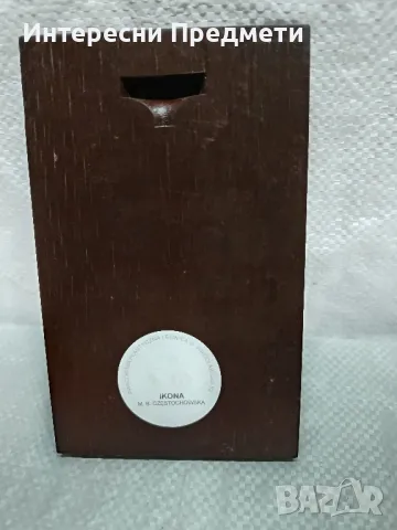 Стара Икона Дева Мария Ченстоховска, снимка 2 - Антикварни и старинни предмети - 50100588