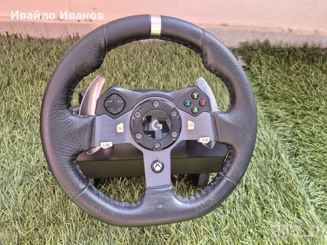 Logitech G920 Driving Force – волан с педали за PC/Xbox, снимка 2 - Аксесоари - 55952141