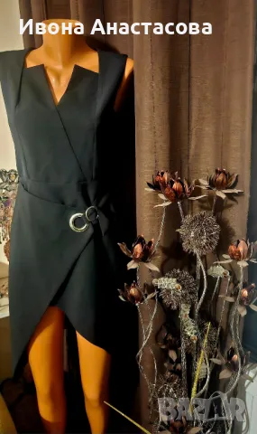 EЛЕГАНТНА ЧЕРНА РОКЛЯ, снимка 2 - Рокли - 48255355