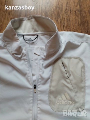 adidas Jacket Fast 1/2 ZIP - мъжка ръннинг ветровка Л, снимка 3 - Спортни дрехи, екипи - 52056269