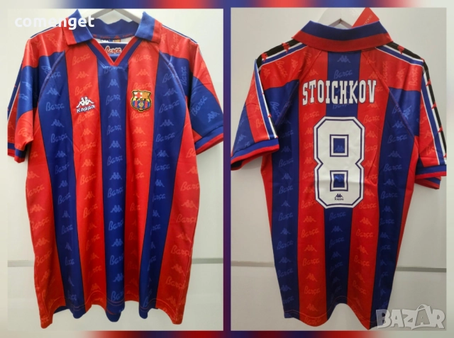 СТОИЧКОВ Барселона / STOICHKOV BARCELONA ретро фланелка - 1996-та.
