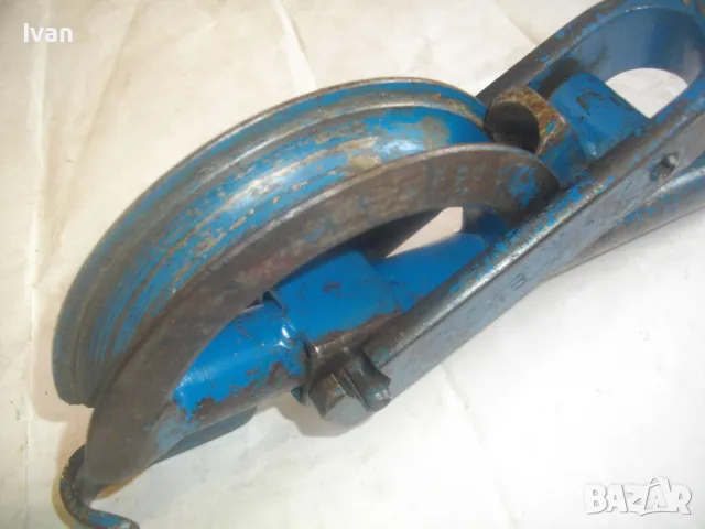 РЪЧЕН ТРЪБОГИБ 18мм Старо немско качество уред огъване метални дебелостенни тръби всякакви 65см/3 кг, снимка 12 - Други инструменти - 47757201
