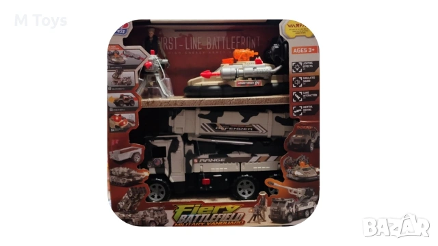 Военен комплект – камион + бойна лодка!