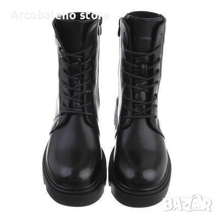 Дамски боти с връзки , снимка 4 - Дамски боти - 38024825