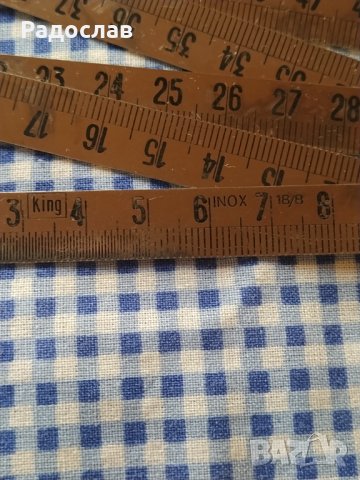 стар метален метър, снимка 5 - Други инструменти - 37295311