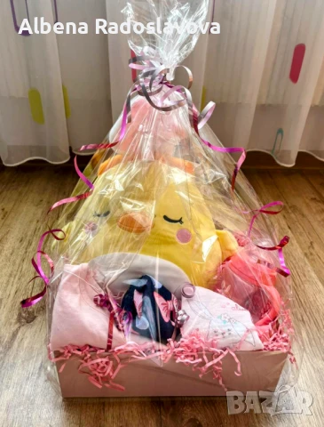 Подаръчен комплект /кутия/ "Зайче", снимка 4 - Комплекти за бебе - 51361846