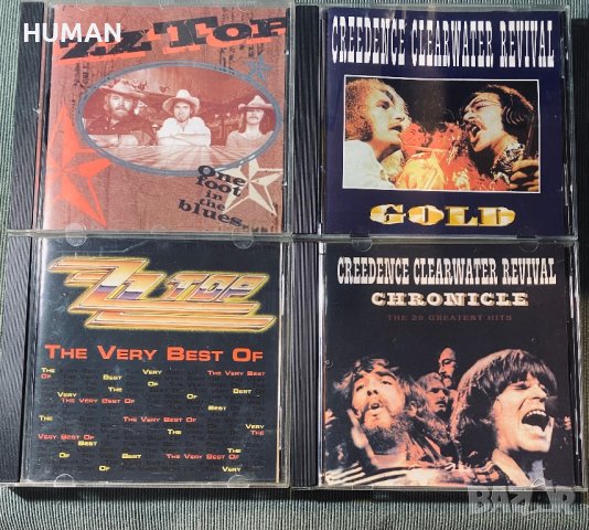 Creedence Clearwater Revival,ZZ Top, снимка 1 - CD дискове - 44450153