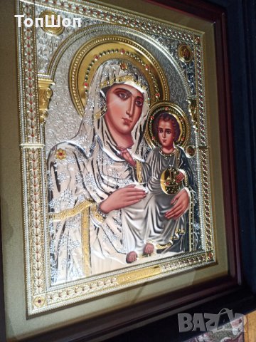 Чудотворна икона Дева Мария от Йерусалим, снимка 5 - Икони - 33856751
