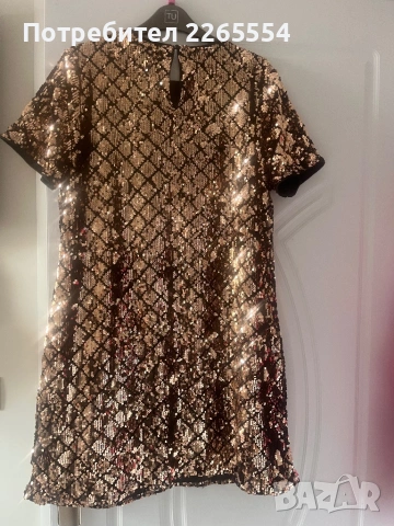 Дамска,бляскава рокля,ХЛ, снимка 2 - Рокли - 53061886