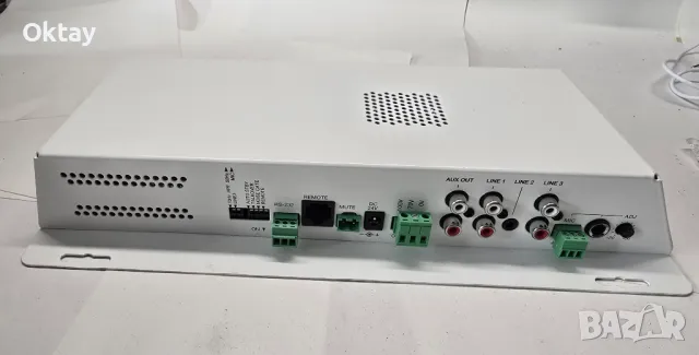 Ecler CA120Hz - 120W усилвател за 100V инсталация , снимка 3 - Ресийвъри, усилватели, смесителни пултове - 49851711