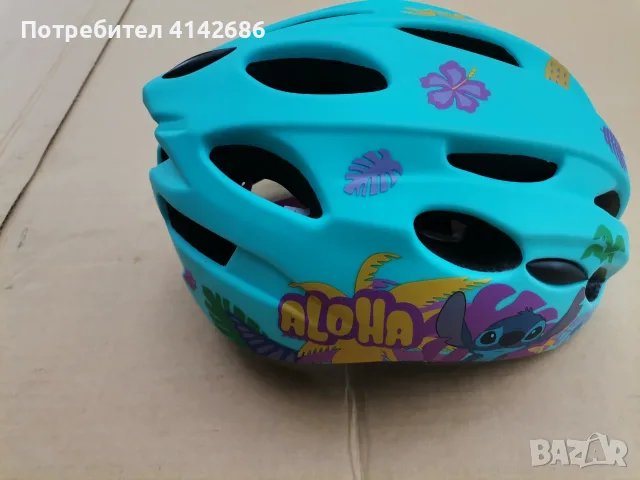 Детска предпазна каска Disney Stitch, снимка 4 - Аксесоари за велосипеди - 56531817