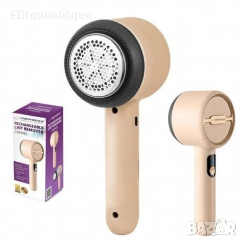 Пилинг за дрехи Esperanza, USB-C, 500 mAh, работа до 1ч, Бежов, снимка 5 - Друга електроника - 52182559