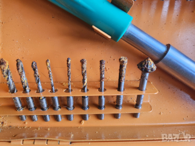 реверсивна отверка комплект накрайници-общо 20 пособия, нова/неползвана, СССР, 1980-те г., снимка 3 - Отвертки - 53926834