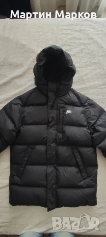 NIKE CLUB PARKA 650 Down THERMA-FIT Mens Black , снимка 4 - Якета - 56159301