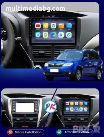 Subaru Impreza,Forester 2007 - 2012 Мултимедия Навигация Android, снимка 4 - Аксесоари и консумативи - 50034303