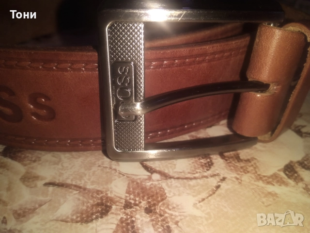 CROSS Оригинал Нов Мъжки Колан Изцяло от Естествена Кожа 130см.
