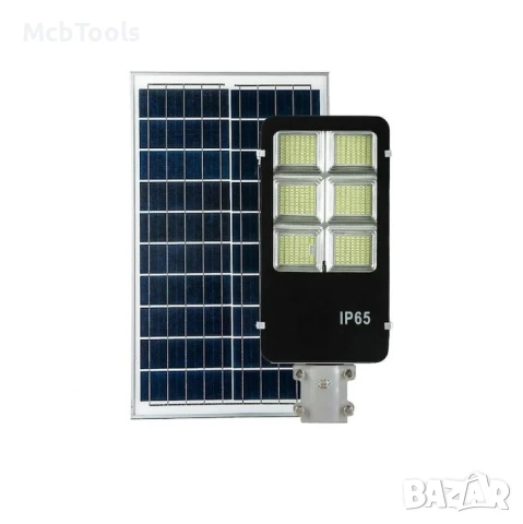 Улична соларна лампа с стойка 400W, Соларен панел 28W,30 000mAh, 6500K, снимка 4 - Соларни лампи - 50789543