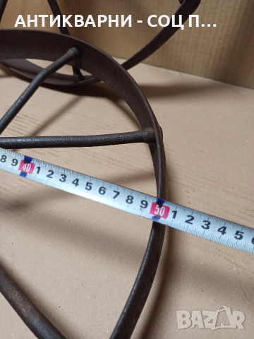 Комплект Стари Немски Метални Колела Общо Тегло 13кг. , снимка 12 - Антикварни и старинни предмети - 52930586