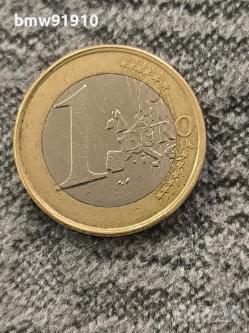 1 евро Белгия 2002, снимка 2 - Нумизматика и бонистика - 54171930