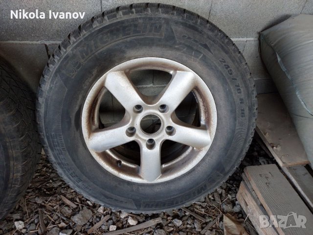 Гуми с джанти от Kia Sorento | Michelin 245 / 70 / B 16, снимка 6 - Гуми и джанти - 42812061