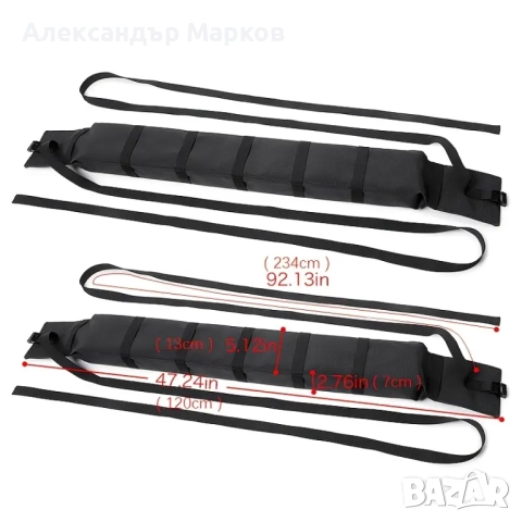 Мек багажник за покрив на автомобил, снимка 2 - Аксесоари и консумативи - 51471141