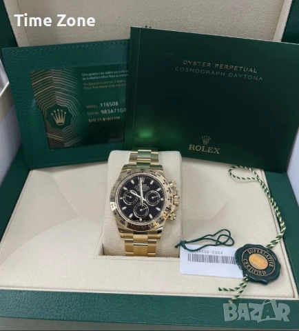 Rolex Cosmograph Daytona 40mm Yellow Gold Black Dial Automatic Различни Варианти, снимка 2 - Мъжки - 54047435