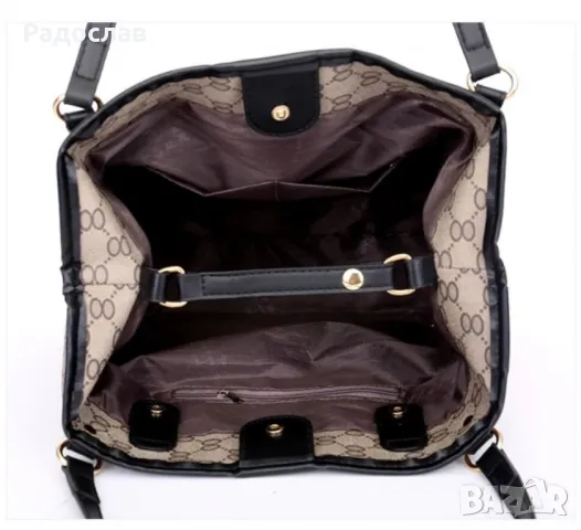 Елегантен комплект дамски чанти 3 в 1, снимка 3 - Чанти - 49859479