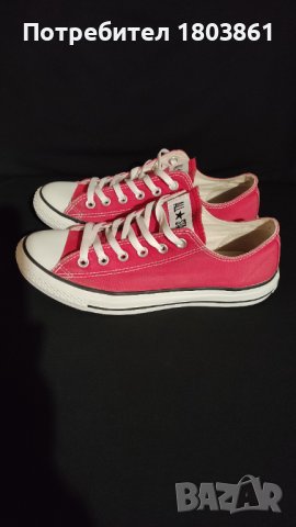 Converse червени дамски кецове н.40 , снимка 1 - Кецове - 42655895