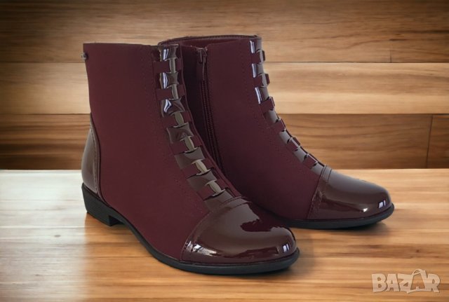 ПРОМО:Дамски боти в бордо