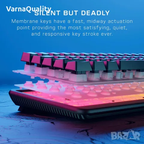 Геймърска клавиатура - Roccat Magma Mini 60% RGB, снимка 4 - Клавиатури и мишки - 50163174