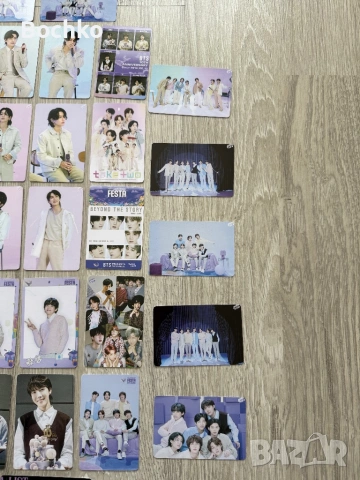 BTS колекционерски картички 55 броя, снимка 5 - Други - 54347442
